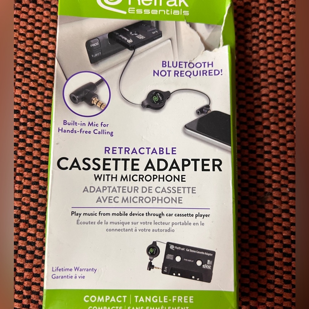 Cassette Adapter with Microphone
